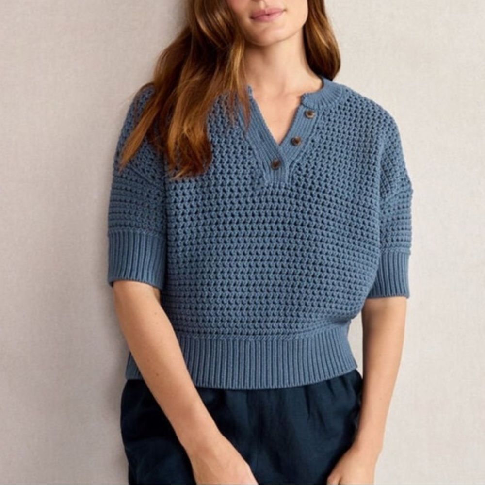 Haven Well Within KNOT STITCH HENLEY Blue M